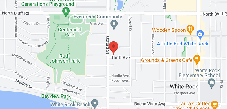 map of 403 14825 THRIFT AVENUE